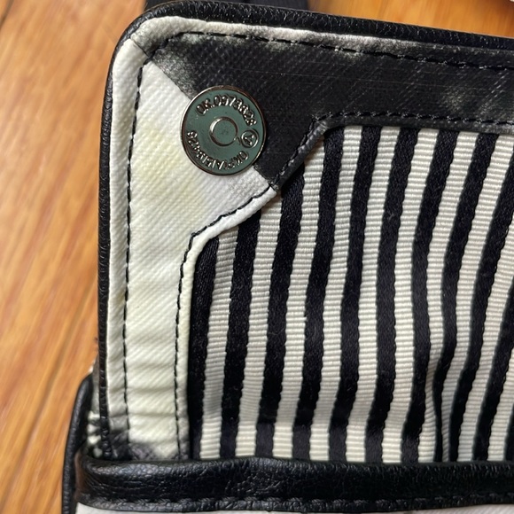 L.A.M.B. Black and White Bag with Adjustable Strap - Picture 6 of 7